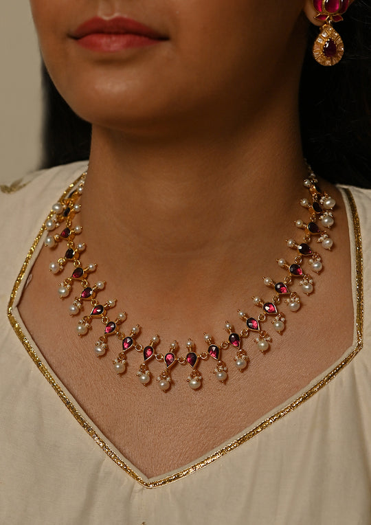 Gulabi Toran Necklace
