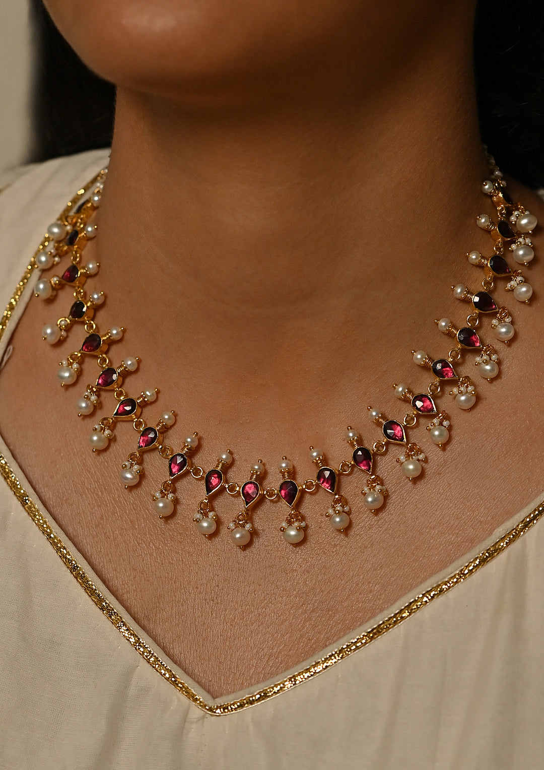 Gulabi Toran Necklace