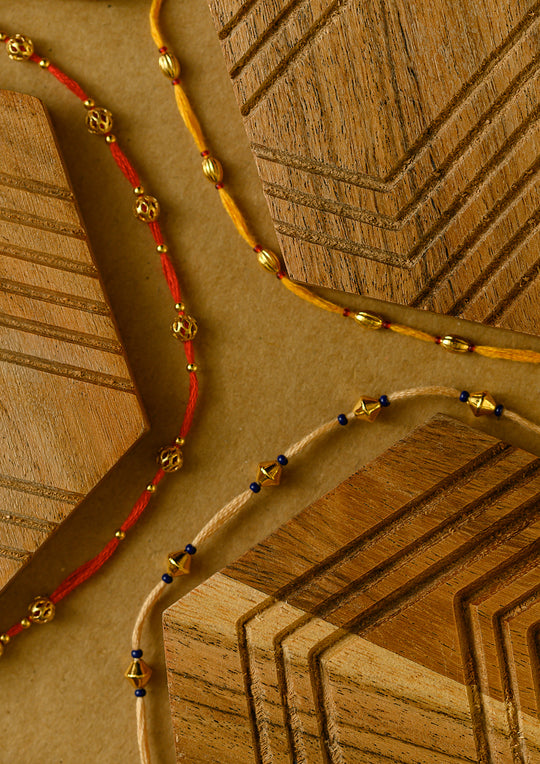 Hasna Roothna Manana (Vamika's Classic Triple Rakhi Combo)
