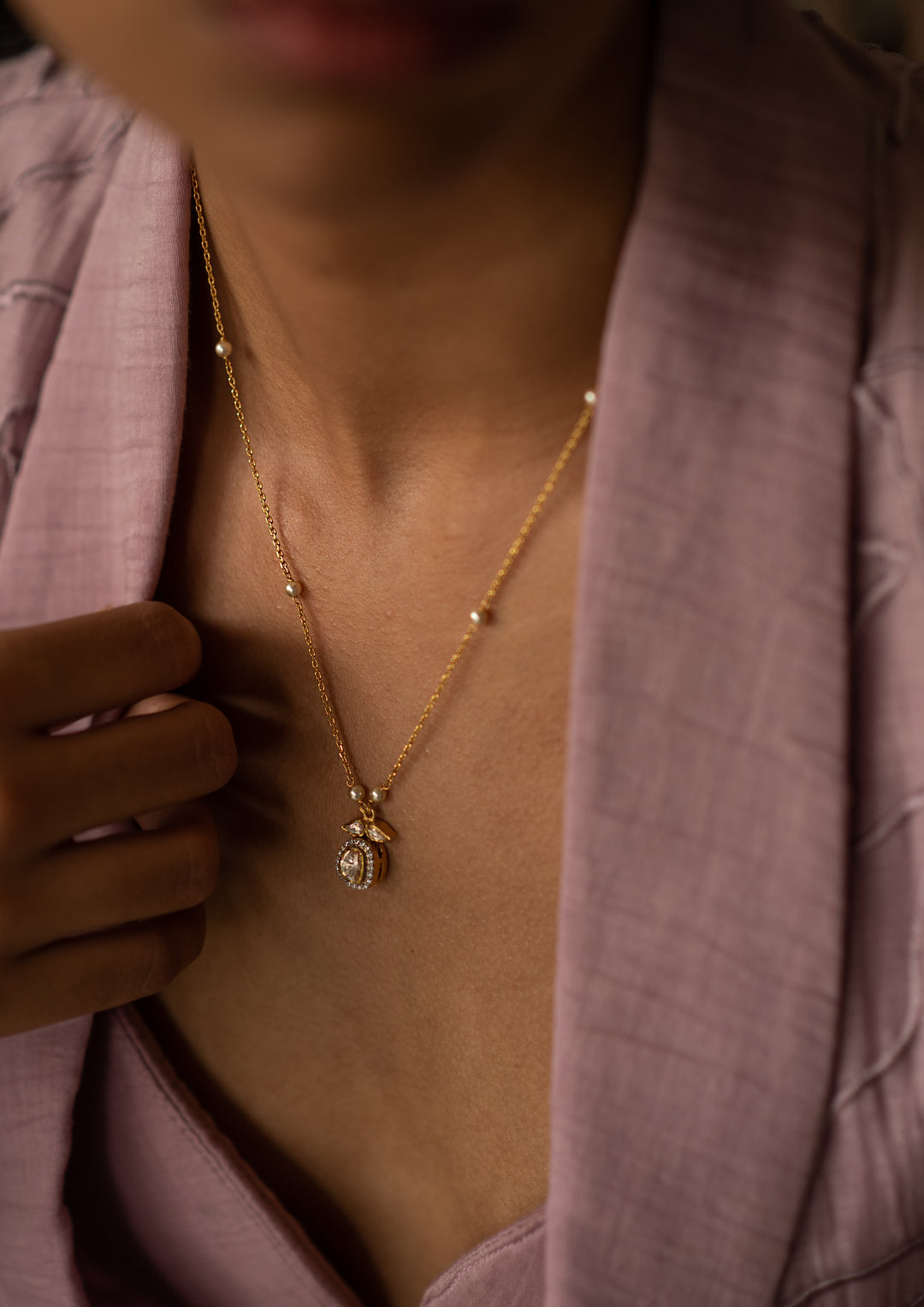 Sterling Silver Marilyn Necklace