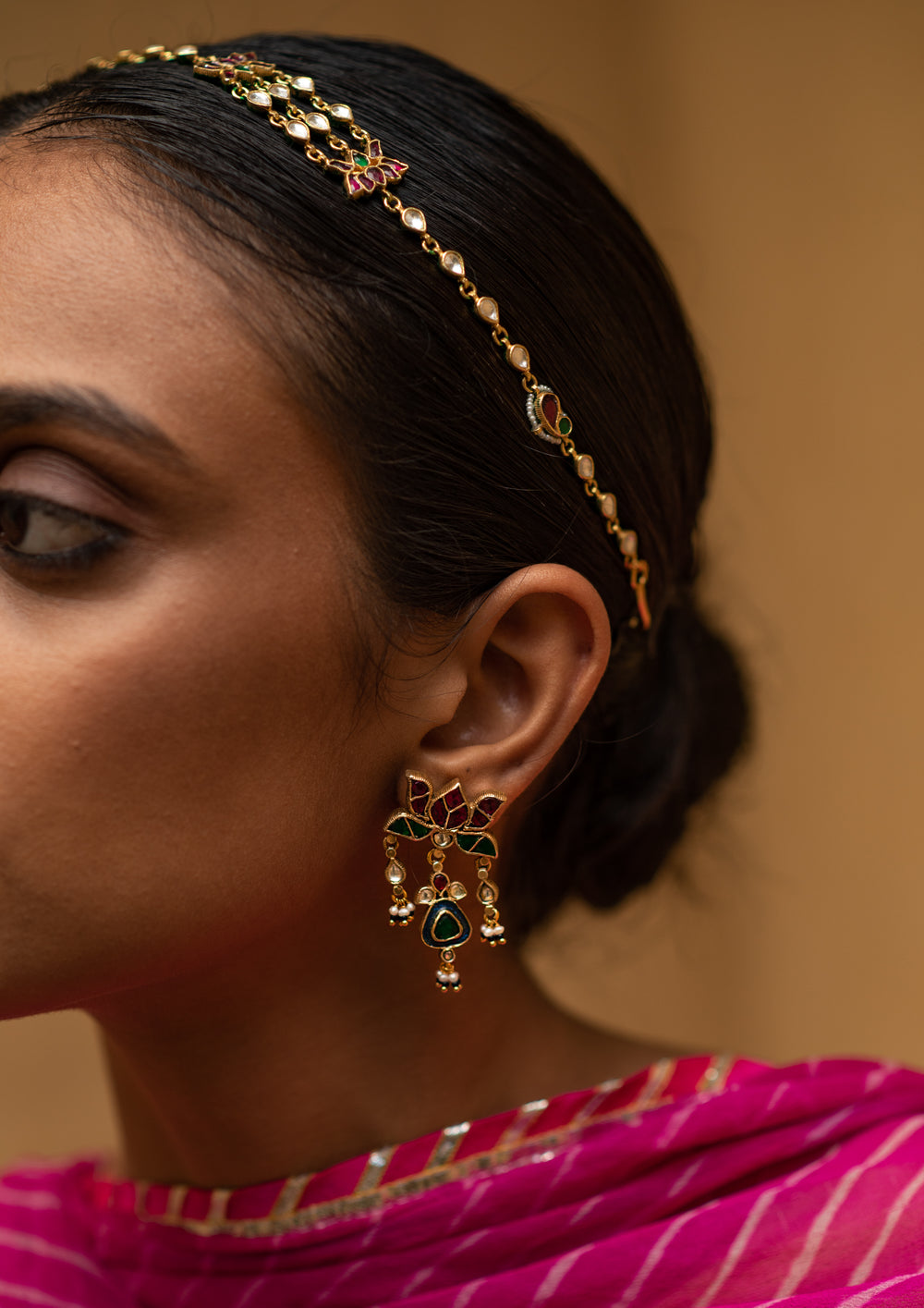 Classic Hariyali Earrings