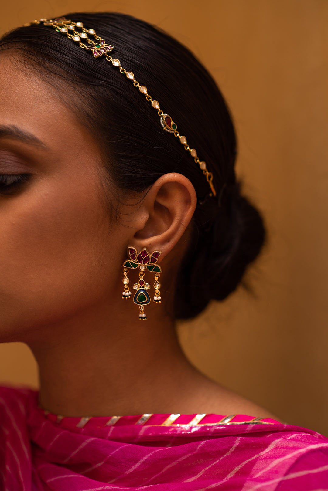 Classic Hariyali Earrings