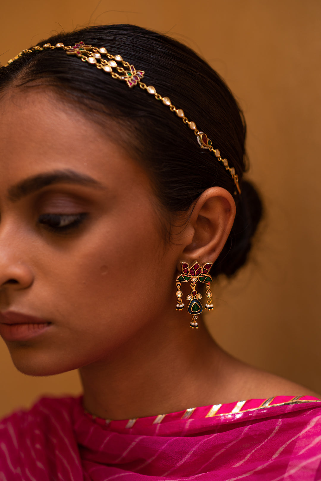 Classic Hariyali Earrings