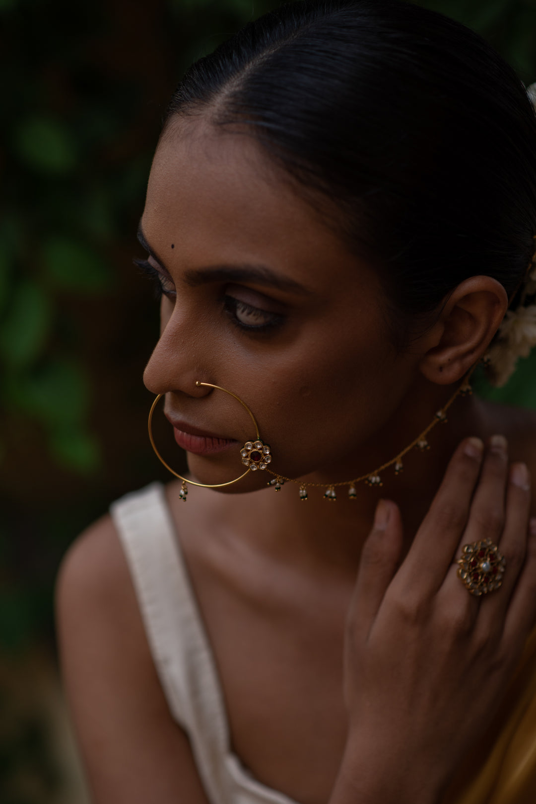 Boondiya Bridal Nath with String (Clip On)