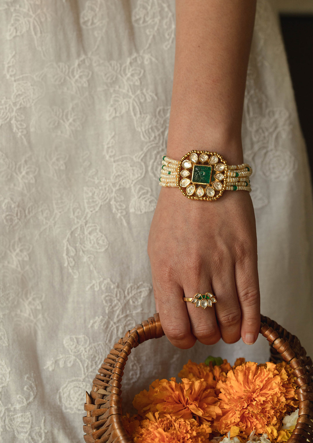 Sterling Silver Her Majesty 'Tukra' Bracelet