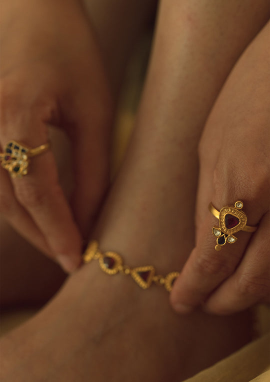 Sacred Geometry 'Tukra' Adjustable Ring