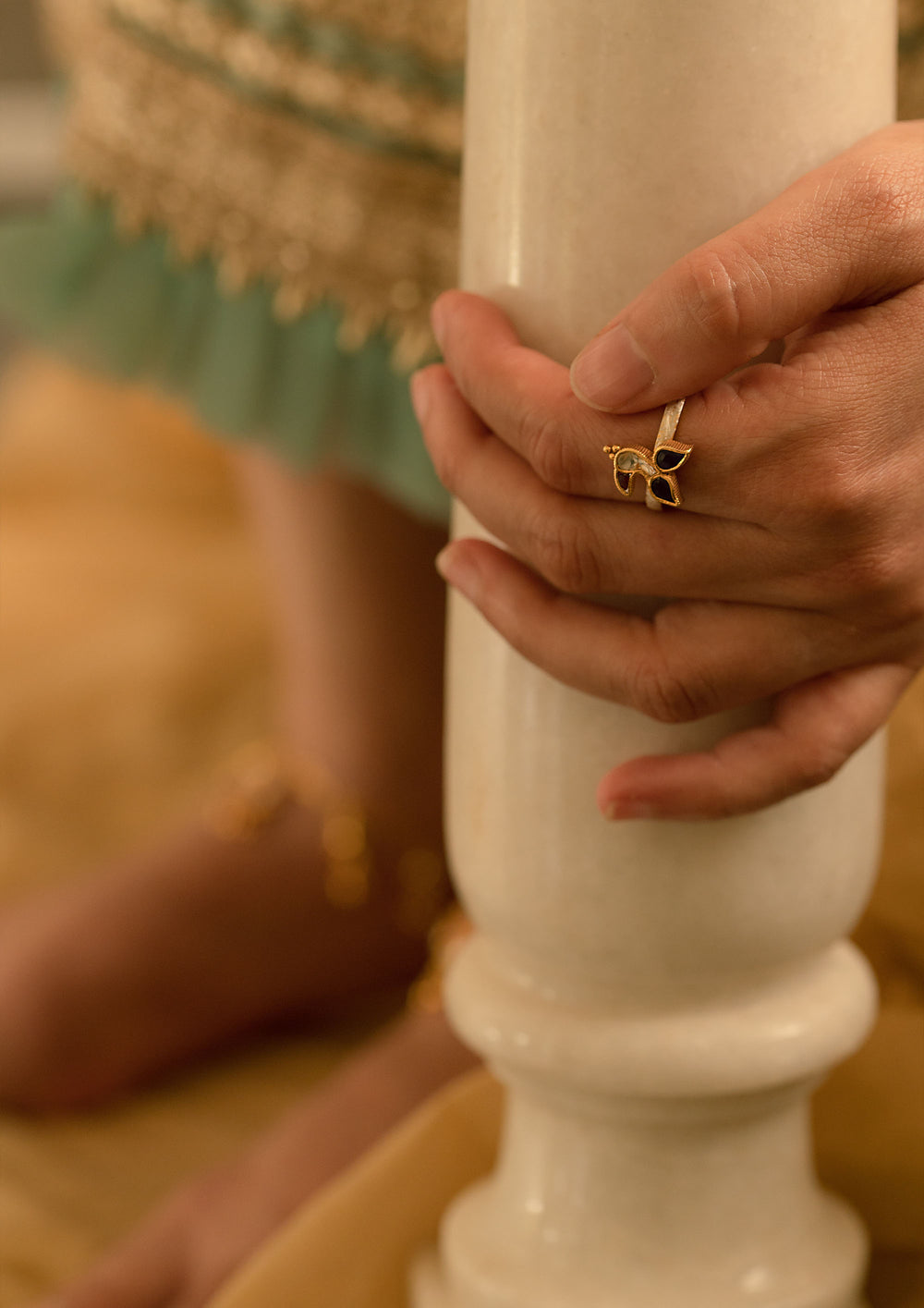 Parrot Adjustable Tukra Ring