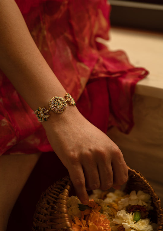 Classic Multicolored Tukra Bracelet