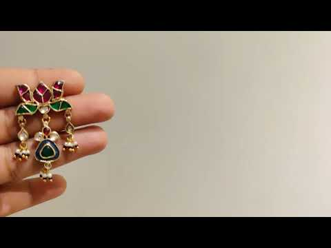 Classic Hariyali Earrings