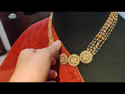 Traditional Panch-Surya Pearl Necklace