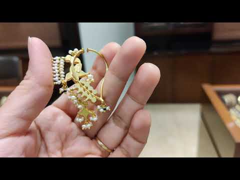 Dopehri Big Paisley Pearl Clip-On Nath
