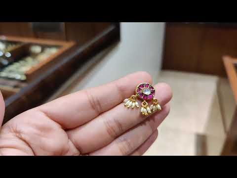 Tiny Tuscan Pink Earrings