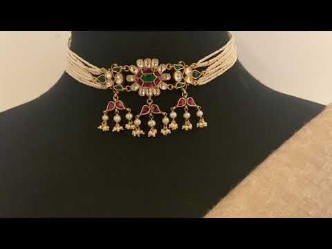 Multicolored Baithak Choker