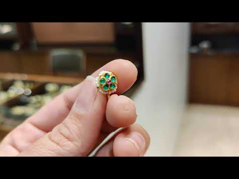 Dopehri Floral Multicolored Clip On Nath