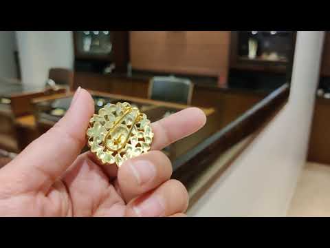 Navmi Multicolored Gold Plated Floral Studs