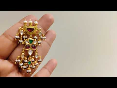 Multicolored Gutapasallu Earrings