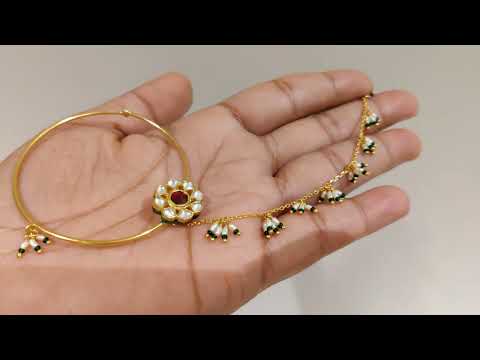 Boondiya Bridal Nath with String (Clip On)