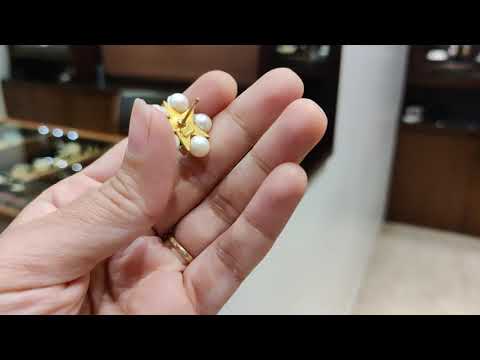 Dopehri Star Fish Pearl Studs