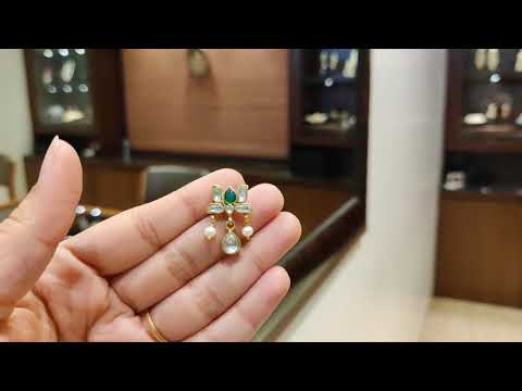 Dopehri Tiny Lotus Hanging Studs
