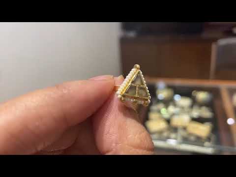 Antique Pyramid Adjustable 'Tukra' Midi Finger/Toe Ring