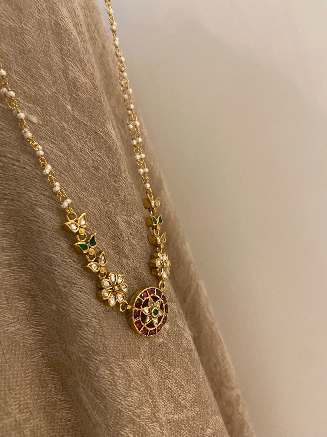 Multicolored Sitara Necklace (Adjustable)